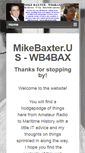 Mobile Screenshot of mikebaxter.us