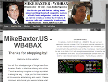 Tablet Screenshot of mikebaxter.us